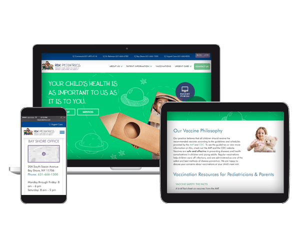 Example of Clinic Web Development for a Group Pediatrics Practice