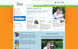 Dayton Children's Hospital Website Design